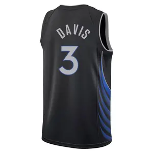 Men's Anthony Davis Dallas Mavericks Nike Swingman Black 2025/26 City Edition Jersey