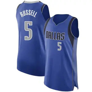 Men's D'Angelo Russell Dallas Mavericks Nike Authentic Royal 2020/21 Jersey - Icon Edition
