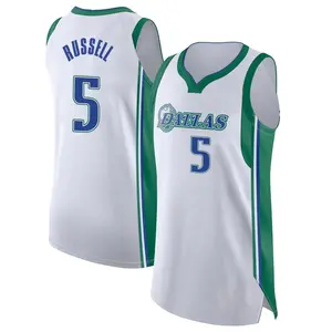 Men's D'Angelo Russell Dallas Mavericks Nike Authentic White 2021/22 City Edition Jersey