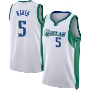 Men's J.J. Barea Dallas Mavericks Nike Swingman White 2021/22 City Edition Jersey
