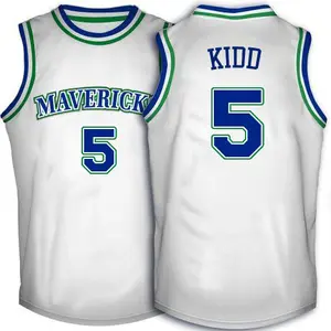 Men's Jason Kidd Dallas Mavericks Adidas Authentic White Throwback Jersey
