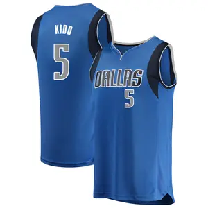 Men's Jason Kidd Dallas Mavericks Fanatics Branded Fast Break Blue Jersey - Icon Edition
