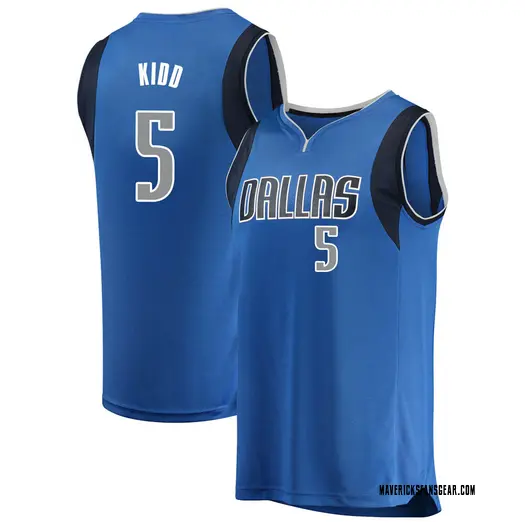 Men's Jason Kidd Dallas Mavericks Fanatics Branded Fast Break Blue Jersey - Icon Edition