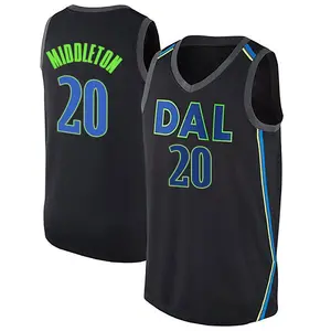 Men's Khris Middleton Dallas Mavericks Nike Swingman Black Jersey - City Edition