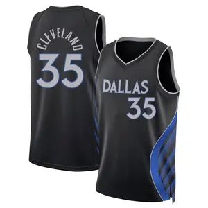 Men's Matthew Cleveland Dallas Mavericks Nike Swingman Black 2025/26 City Edition Jersey