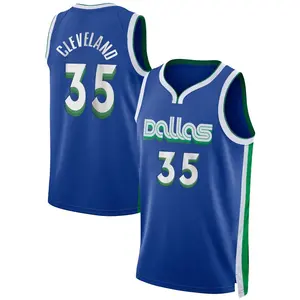Men's Matthew Cleveland Dallas Mavericks Nike Swingman Blue 2022/23 City Edition Jersey