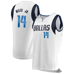 Men's Mike Miles Jr. Dallas Mavericks Fanatics Branded Fast Break White Jersey - Association Edition