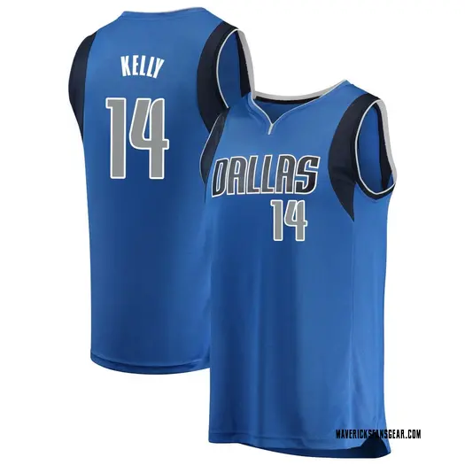 Men's Miles Kelly Dallas Mavericks Fanatics Branded Fast Break Blue Jersey - Icon Edition
