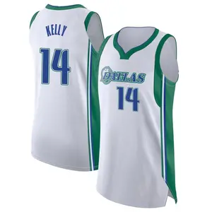 Men's Miles Kelly Dallas Mavericks Nike Authentic White 2021/22 City Edition Jersey