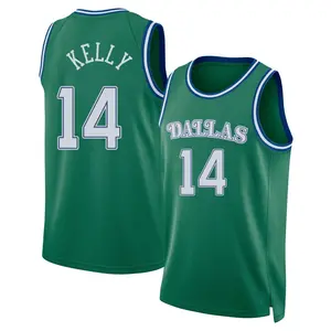 Men's Miles Kelly Dallas Mavericks Nike Swingman Green 2025/26 Classic Edition Jersey