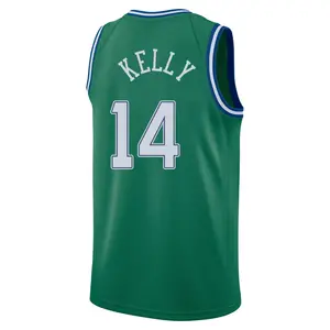 Men's Miles Kelly Dallas Mavericks Nike Swingman Green 2025/26 Classic Edition Jersey