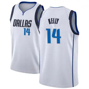 Men's Miles Kelly Dallas Mavericks Nike Swingman White Jersey - Association Edition