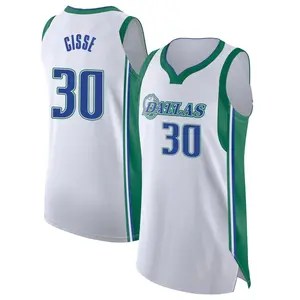 Men's Moussa Cisse Dallas Mavericks Nike Authentic White 2021/22 City Edition Jersey