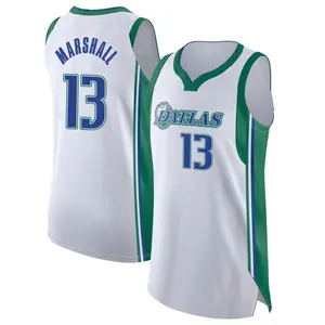 Men's Naji Marshall Dallas Mavericks Nike Authentic White 2021/22 City Edition Jersey