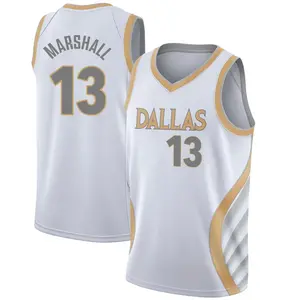 Men's Naji Marshall Dallas Mavericks Nike Swingman White 2020/21 Jersey - City Edition