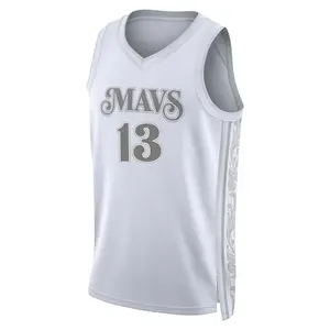 Men's Naji Marshall Dallas Mavericks Nike Swingman White 2024/25 City Edition Jersey