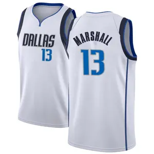 Men's Naji Marshall Dallas Mavericks Nike Swingman White Jersey - Association Edition