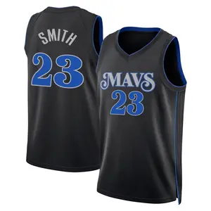 Men's Tyler Smith Dallas Mavericks Nike Swingman Black 2023/24 City Edition Jersey