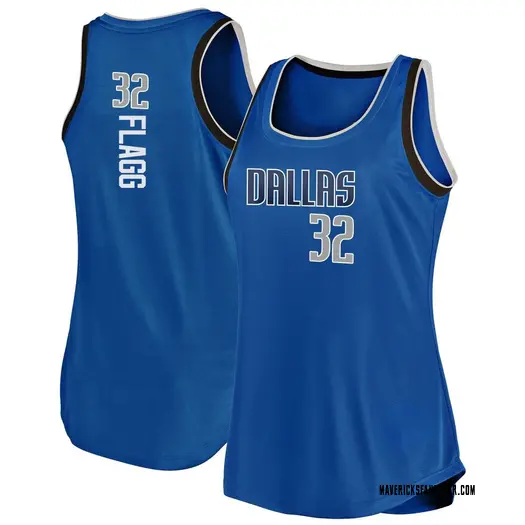Women's Cooper Flagg Dallas Mavericks Fanatics Branded Fast Break Blue Movement Tank Jersey - Icon Edition