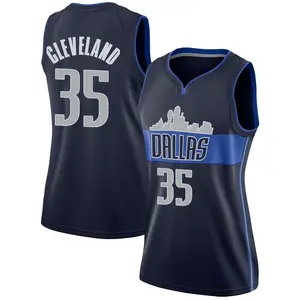 Women's Matthew Cleveland Dallas Mavericks Nike Swingman Navy Jersey - Statement Edition