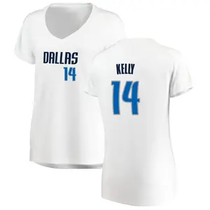 Women's Miles Kelly Dallas Mavericks Fanatics Branded Fast Break White Jersey - Association Edition