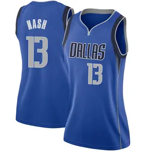 Women's Steve Nash Dallas Mavericks Nike Swingman Royal Jersey - Icon Edition