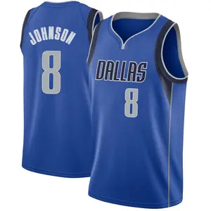 Youth AJ Johnson Dallas Mavericks Nike Swingman Royal Jersey - Icon Edition