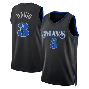 Youth Anthony Davis Dallas Mavericks Nike Swingman Black 2023/24 City Edition Jersey