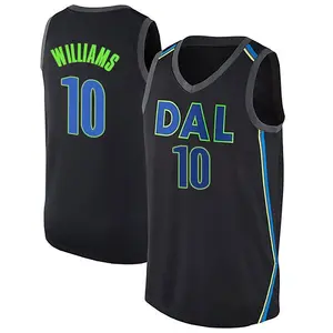 Youth Brandon Williams Dallas Mavericks Nike Swingman Black Jersey - City Edition