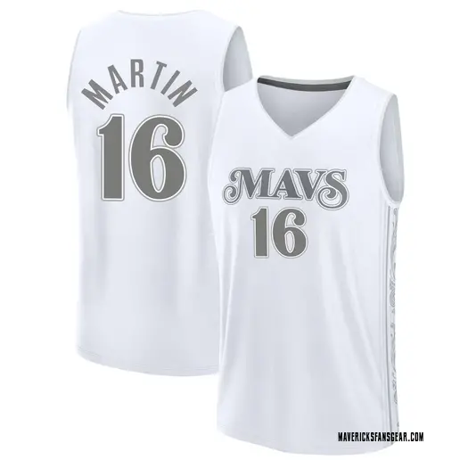 Youth Caleb Martin Dallas Mavericks Fast Break White 2024/25 City Edition Jersey