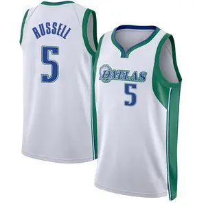 Youth D'Angelo Russell Dallas Mavericks Nike Swingman White 2021/22 City Edition Jersey