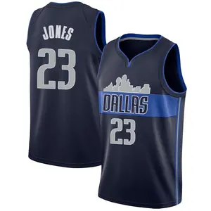 Youth Kai Jones Dallas Mavericks Nike Swingman Navy Jersey - Statement Edition