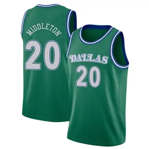 Youth Khris Middleton Dallas Mavericks Nike Swingman Green 2020/21 Hardwood Classics Jersey