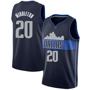 Youth Khris Middleton Dallas Mavericks Nike Swingman Navy Jersey - Statement Edition