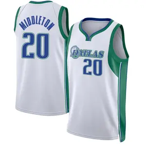 Youth Khris Middleton Dallas Mavericks Nike Swingman White 2021/22 City Edition Jersey