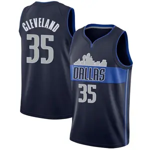 Youth Matthew Cleveland Dallas Mavericks Nike Swingman Navy Jersey - Statement Edition
