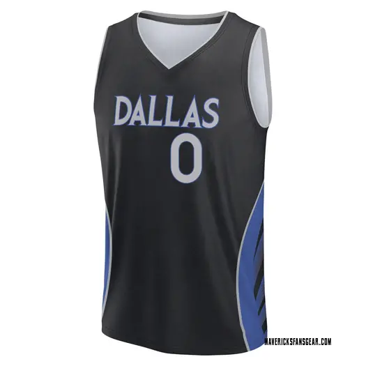 Youth Max Christie Dallas Mavericks Fast Break Black 2025/26 City Edition Jersey