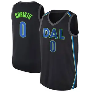 Youth Max Christie Dallas Mavericks Nike Swingman Black Jersey - City Edition