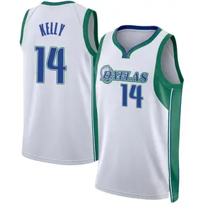 Youth Miles Kelly Dallas Mavericks Nike Swingman White 2021/22 City Edition Jersey