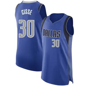 Youth Moussa Cisse Dallas Mavericks Nike Authentic Royal 2020/21 Jersey - Icon Edition