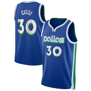 Youth Moussa Cisse Dallas Mavericks Nike Swingman Blue 2022/23 City Edition Jersey