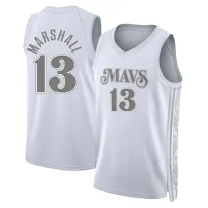 Youth Naji Marshall Dallas Mavericks Nike Swingman White 2024/25 City Edition Jersey
