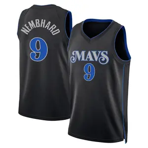 Youth Ryan Nembhard Dallas Mavericks Nike Swingman Black 2023/24 City Edition Jersey