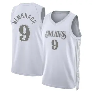 Youth Ryan Nembhard Dallas Mavericks Nike Swingman White 2024/25 City Edition Jersey